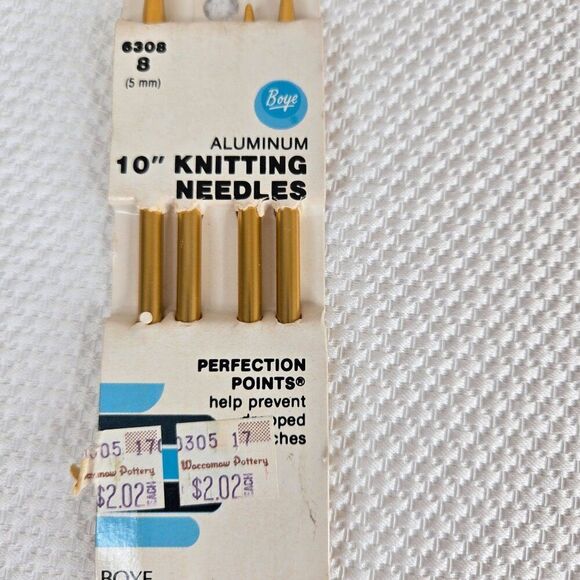 Vintage Aluminum Knitting Needles Lot Various Sizes Boye Marcia Lynn 7"-15" - Picture 6 of 11